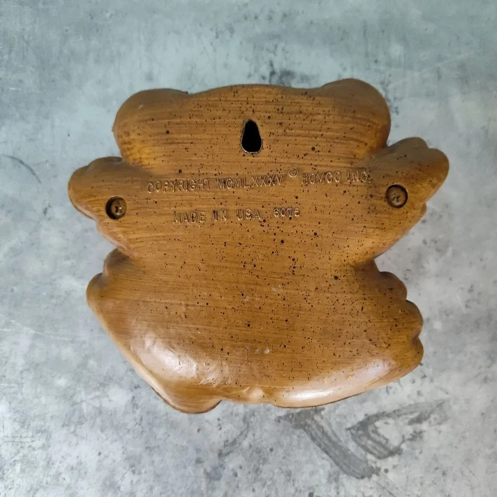 Vintage '80s Homco Koala Bear Wall Art Pocket Plastic Planter